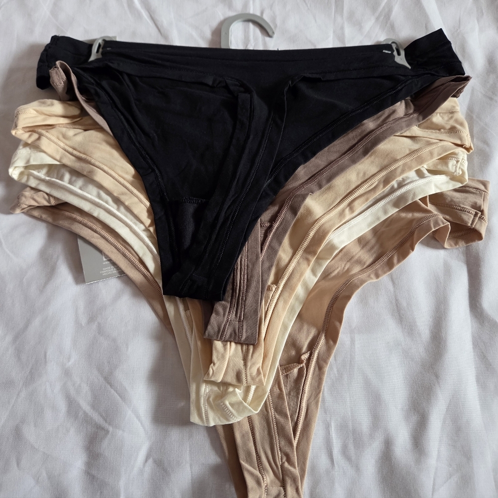 Essentials Rene Rofe Multi-Color Thong Set Size XL New - Picture 6 of 12